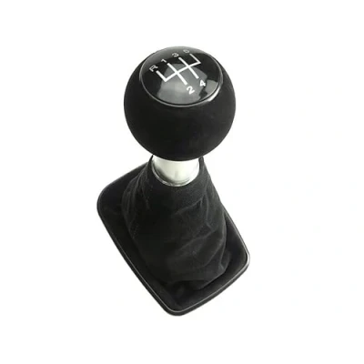 Abbildung von Newtown2700 parts Schaltknauf 5 Gang Schaltsack kompatibel für VW Golf 4 Bora Schwarz Lochgröße 12 mm