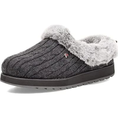 Abbildung von Skechers Damen Keepsakes Ice Angel Hausschuh, grau, 39 EU