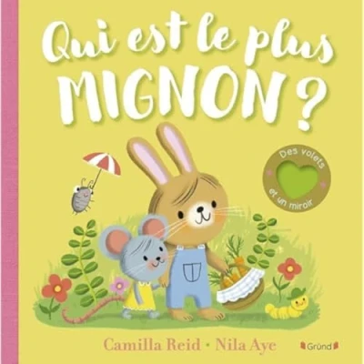 Abbildung von Qui est le plus mignon ?: Avec des volets et un miroir