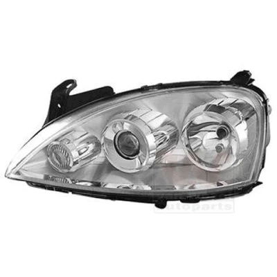 Abbildung von VAN WEZEL 3779967 Scheinwerfer links H7/H7 DE glasklar für Rechtsverkehr ohne Stellmotor LWR PX26d OPEL: Corsa C Hatchback, Combo Tour