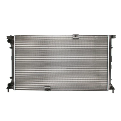 Abbildung von THERMOTEC D7R054TT Kühler, Motorkühlung Aluminium 781 470 23 Schalt /optional Automatikgetriebe Kühlrippen gelötet RENAULT: TRAFIC 2 Bus