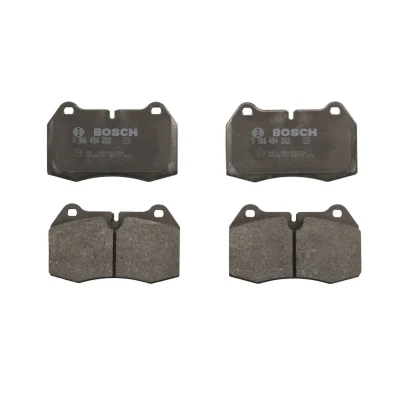 Abbildung von BOSCH 0 986 494 282 Bremsbelagsatz Low Metallic mit Anti Quietsch Blech, Montageanleitung BMW: 7
