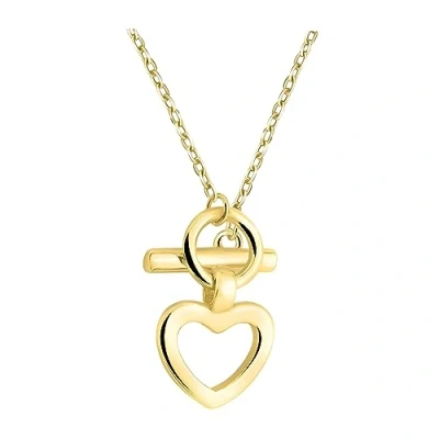 Abbildung von Sofia Milani Heart BAR Circle Halskette, Damen, Größe: One Size, Gold coloured