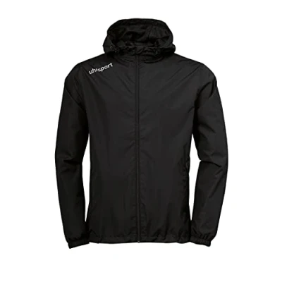 Abbildung von uhlsport Kinder Essential Regenjacke, Schwarz/Weiß, 152