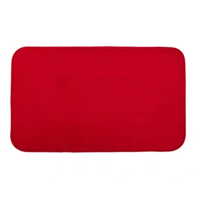 Abbildung von Gözze Premium Rutschfester Badteppich, RIO, 100% Microfaser, 50 x 70 cm Rot