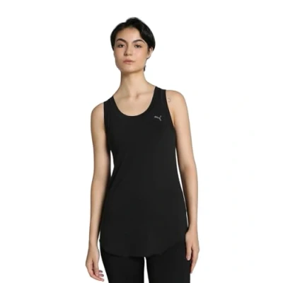 Abbildung von Puma Studio Foundation Racerback TANK Top, Damen, Größe: Large, Black