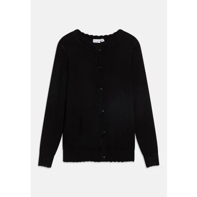 Abbildung von Name it Nkfvamone CARD Strickjacke für Kinder, Größe: 92, Black