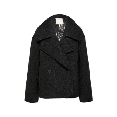 Abbildung von QS Oversized Leichte Jacke, Damen, Größe: Large, Schwarz