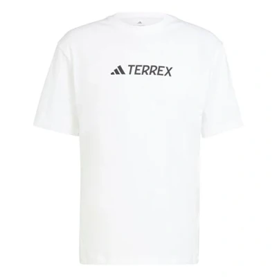 Abbildung von Adidas Terrex LOGO TEE Tshirt print, Herren, Größe: XL, White