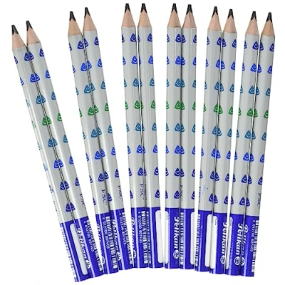 Abbildung von Pelikan 807401 Schreiblernbleistift, Blau, 12 Stück in Faltschachtel