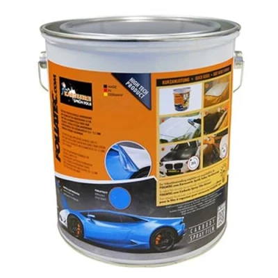 Abbildung von Foliatec Karrosserie Spray Film (Sprühfolie) schwarz matt 1x5Liter Kanister