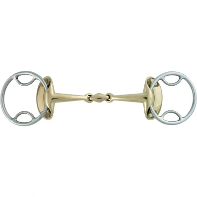Abbildung von Stübben Trens Gebiss Golden Wings 4 in 1 Sweet Iron 12,5cm