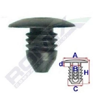 Abbildung von ROMIX B18746 Clip, Zier /Schutzleiste HONDA: CR V 3