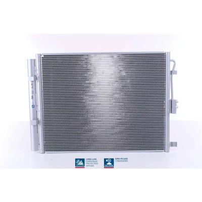 Abbildung von NISSENS 940428 Klimakondensator mit Trockner Aluminium 485 R 134a HYUNDAI: i30 II Hatchback, KIA: cee‘d Pro Hatchback