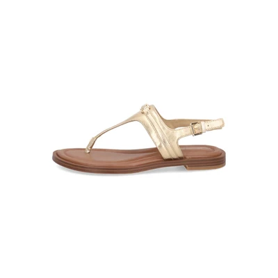 Abbildung von Michael Kors Mandy Zehentrenner, Damen, Größe: 40, Pale gold Schuhe