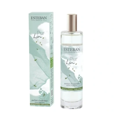 Abbildung von Esteban Raumduft Sprühflakon 75 ml Duft Pur Lin Lang anhaltender Recycelbare Glasflasche