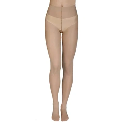 Abbildung von Annes styling Plain Damenstrumpfhose 40 Denier Matt Semi opaque Microfiber Classic Strumpfhose Zarra, Visone M
