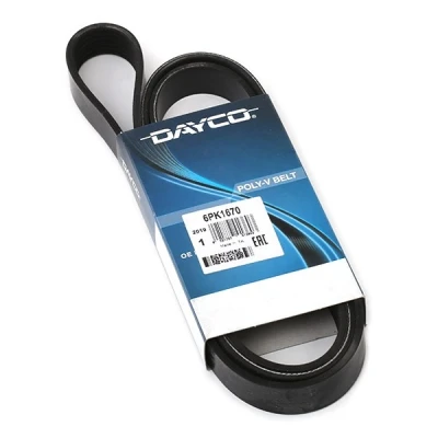 Abbildung von DAYCO 6PK1670 Keilrippenriemen 1670,0 6 FORD: Transit Mk6 Van, Platform / Chassis, Minibus, HYUNDAI: ix35