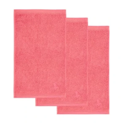 Abbildung von Möve Superwuschel Gästetuch 30 x 50 cm aus 100% Baumwolle, Coral 3er Set