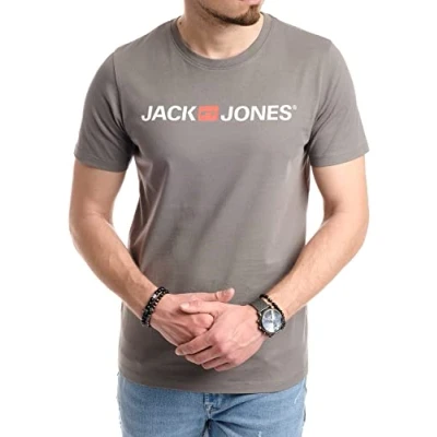 Abbildung von JACK &amp; JONES Herren T Shirt JJECorp Logo Tee 12137126 (Sedona, S)