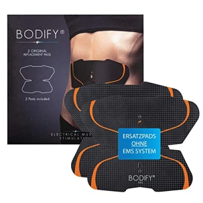 Abbildung von Bodify Original Ersatz Pads 2er Set (Ohne Controller) EMS Bauchtrainer Bauchmuskeltrainer für Männer und Frauen