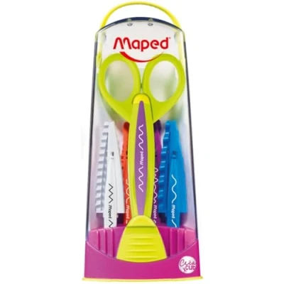 Abbildung von Maped M601005 Konturenscheren Set inklusive 5 unterschiedliche Klingen