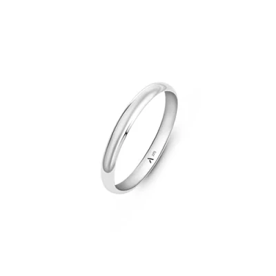 Abbildung von Amberta Allure Damen Hochzeits Ring aus 9K Gold: 2.5 mm Trauring Größe 53