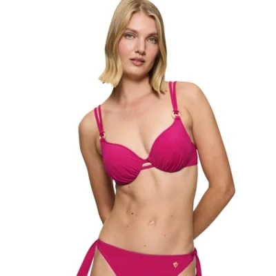Abbildung von Triumph Summer Twist WP 01, Bikini Top Damen, Rosa (Berry), 36