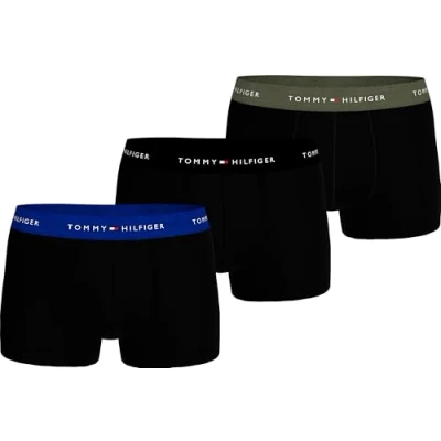 Abbildung von Tommy Hilfiger Signature 3 PACK Panties, Herren, Größe: XXL, Wedge blue/black/utility olive