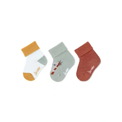 Abbildung von Sterntaler Baby Mädchen Socken Socke 3er Pack Bambus Baby, Babysöckchen, Babysocken aus Bambuszellstoff gelb, 18