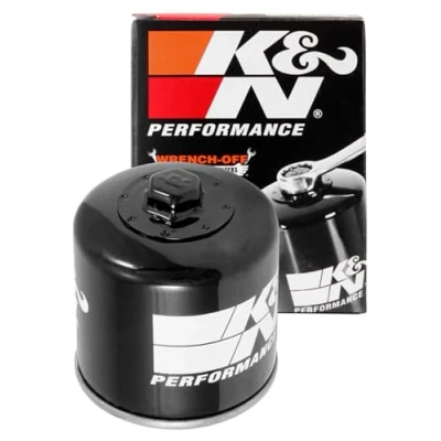 Abbildung von K&amp;N Powersports Ölfilter Patrone 65x75mm kompatibel mit Buell (KN 177), Rot
