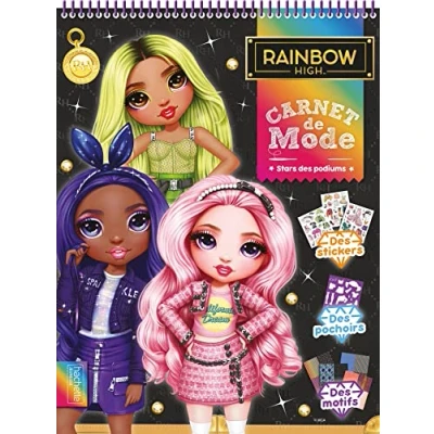 Abbildung von Rainbow High Carnet de mode: Avec des stickers, pochoirs, motifs