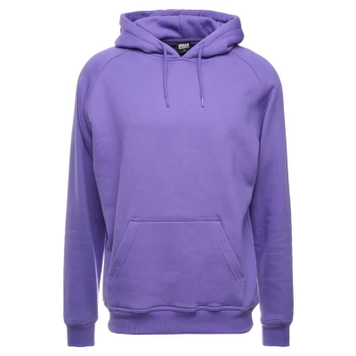 Abbildung von Urban Classics Blank Hoody Kapuzenpullover, Herren, Größe: XXL, Ultraviolet