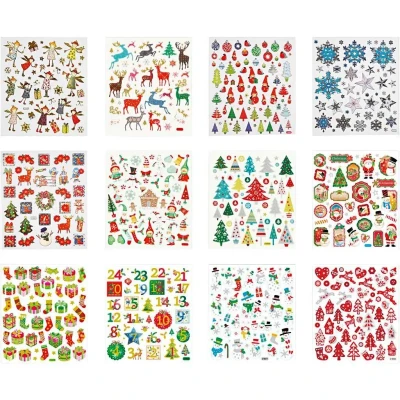 Abbildung von Creativ Company Sticker Weihnachten 12 Blatt