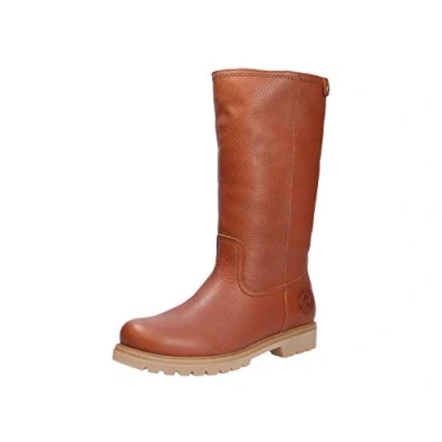 Abbildung von Panama Jack Damen Bambina Igloo Kniehohe Stiefel, Lederfarben, 36 EU