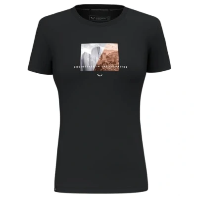 Abbildung von Salewa Damen Women Pure Design Dry T Shirt W., Black Out, XS EU