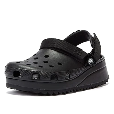 Abbildung von Crocs Classic Hiker Unisex Riemensandalette, Größe: 45 46, Black Schuhe