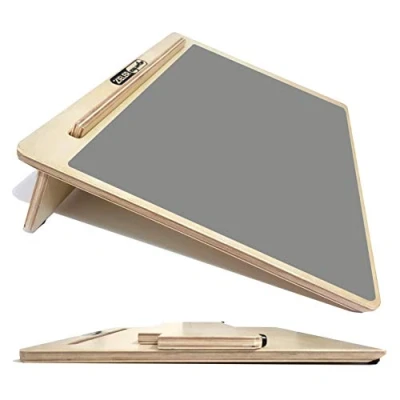 Abbildung von Zieler Ergonomische A3 Schreibpult mit Griffmatte für bessere Schreibhaltung und Komfort Hochwertiges, lackiertes Holz 20 Winkel. Geeignet Kinder Erwachsene. Platzsparendes Design