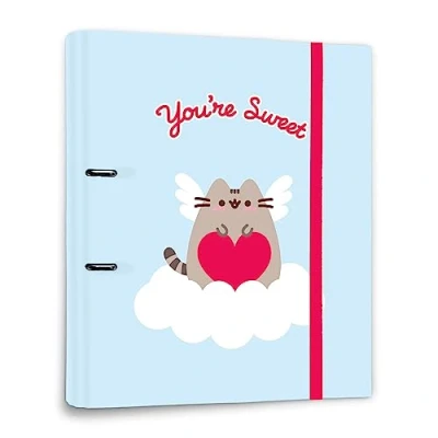 Abbildung von Grupo Erik Ringordner A4 Schmal 2 Ringe Pusheen Cat Ordner Aktenordner Ringbuch Büro Zubehör Schul