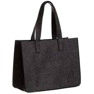 Abbildung von Brandsseller Filztasche Freizeittasche aus Filz Praktische Shoppingbag Einkaufstasche mit Henkel ca. 36 x 27 x15 cm