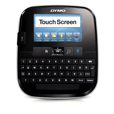 Abbildung von DYMO LabelManager 500TS Touchscreen Beschriftungsgerät Etikettiergerät mit QWERTZ Tastatur für D1 Etiketten in 6, 9, 12, 19, 24 mm Breite