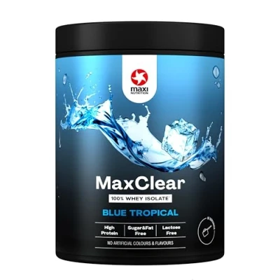 Abbildung von MaxiNutrition MaxClear Tropical Blue, 300 g Protein Eistee, 81% Eiweiß, erfrischend, kalorienarm, ohne künstliche Aromen