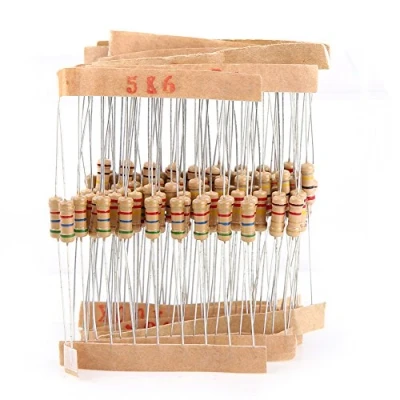 Abbildung von 1000pcs Resistors Kit 1/2 Watt Carbon Film Widerstände 1 10M Ohm 100 Werte Widerstand sortiert 5% Toleranz Sortiment Elektronische Widerstandskomponenten