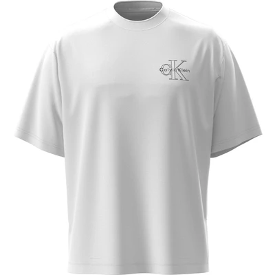 Abbildung von Calvin Klein Jeans Seasonal Monologo TEE Tshirt basic, Herren, Größe: XS, Brilliant white
