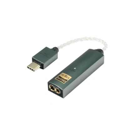 Abbildung von iFi Audio Go Link Max Tragbarer Kopfhörer Verstärker/DAC Dongle USB C auf 3,5/4,4 mm Plug and Play Hi Res mit Dynamic Range Enhancement PCM 384kHz/DSD256