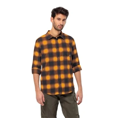 Abbildung von Jack Wolfskin Wanderweg Hemd, Herren, Größe: XL, Mustard