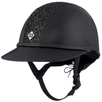 Abbildung von Charles Owen Reithelm SP8 Sparkly Plus Leatherlook Schwarz/Schwarz Bling