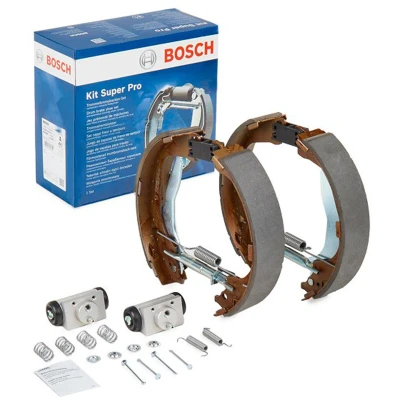 Abbildung von BOSCH 0 204 114 709 Bremsbacken 294 57 mit Zubehör, Radbremszylinder automatischer Nachstellung VOLKSWAGEN: Amarok Pickup