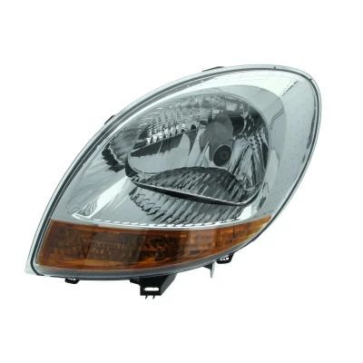 Abbildung von VAN WEZEL 4311961 Scheinwerfer links H4 glasklar gelb für Rechtsverkehr ohne Stellmotor LWR P43t RENAULT: Kangoo I Express