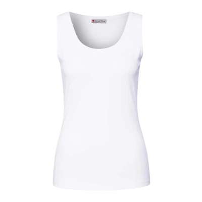 Abbildung von Street One Unifarbe Top, Damen, Größe: 44, Weiß